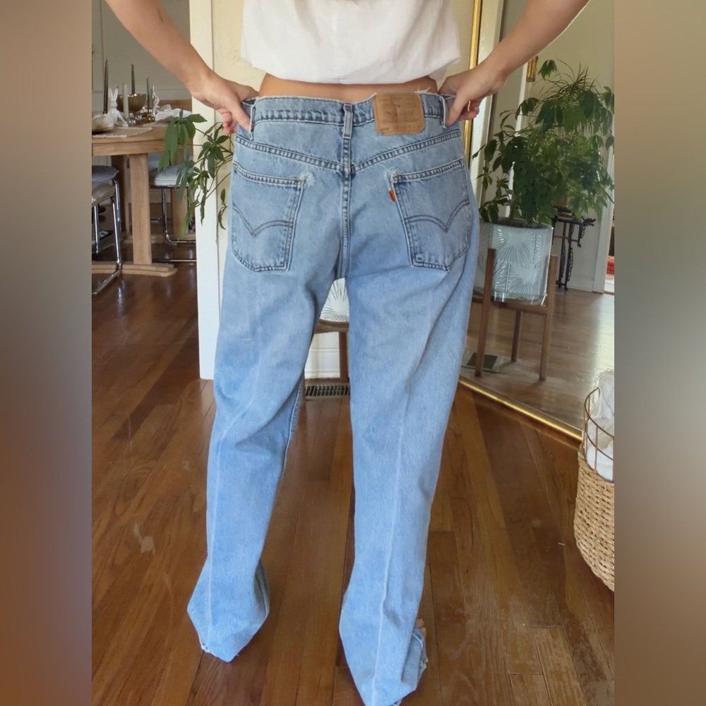 Vintage Levi’s 505 ORANGE TAB ~34 Waist